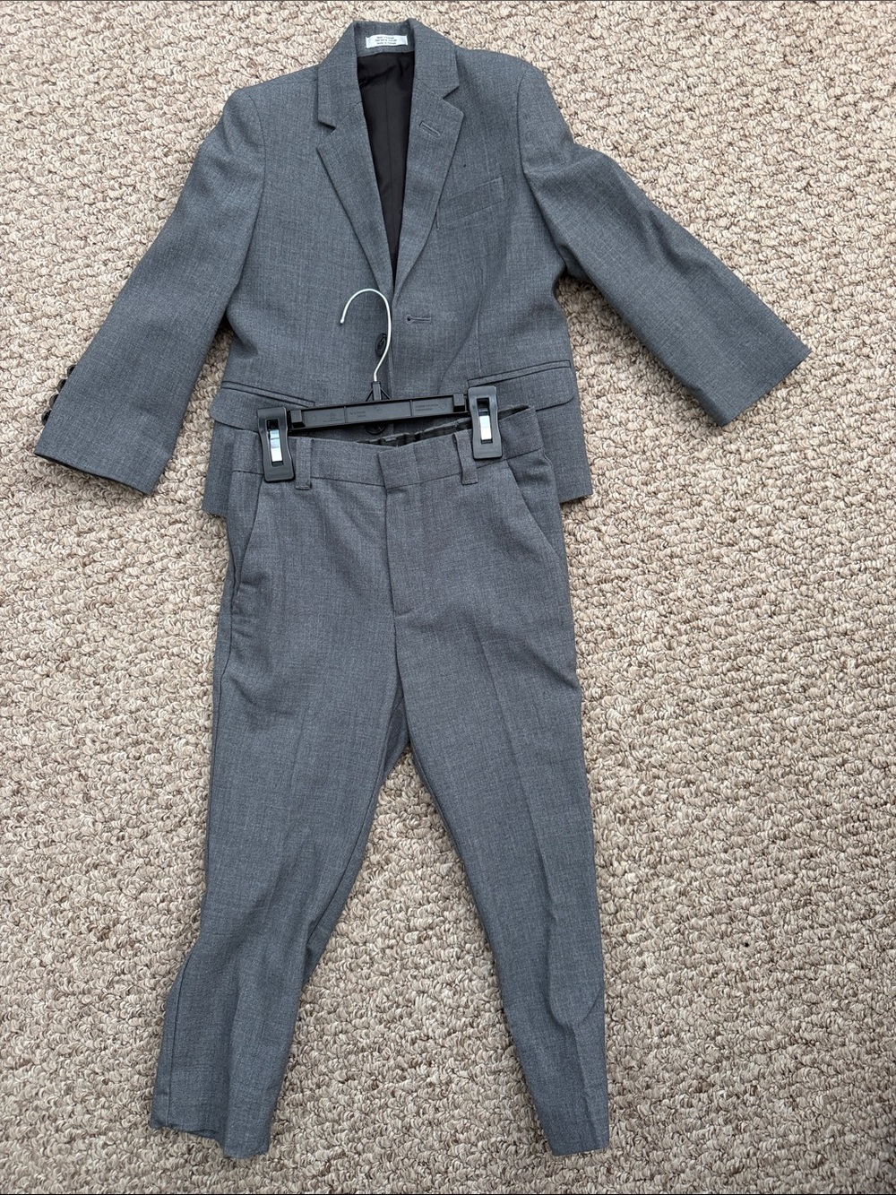 Calvin Klein Kids Gray Two-Piece Suit Jacket & Pants